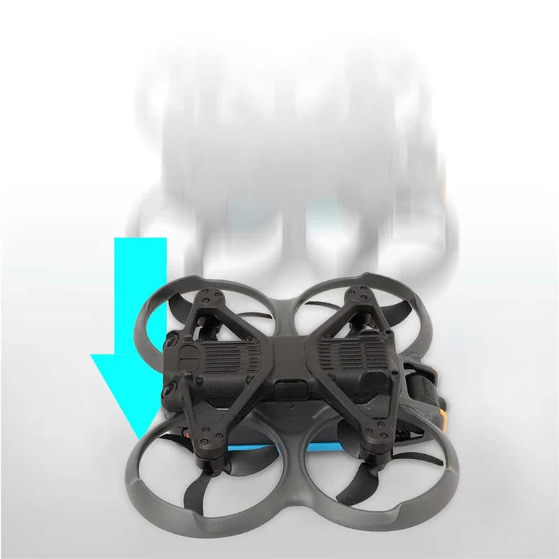 SUNNYLIFE AT2-P821 For DJI Avata 2 RC Drone Backside Protector Plastic Case Cover - Red