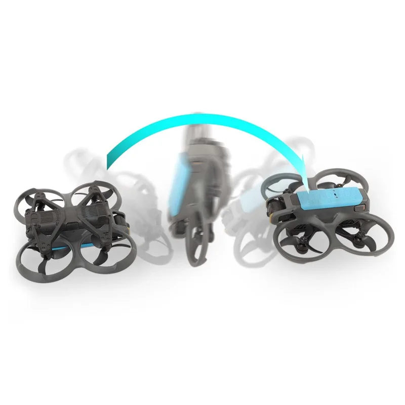 SUNNYLIFE AT2-P821 For DJI Avata 2 RC Drone Backside Protector Plastic Case Cover - Red