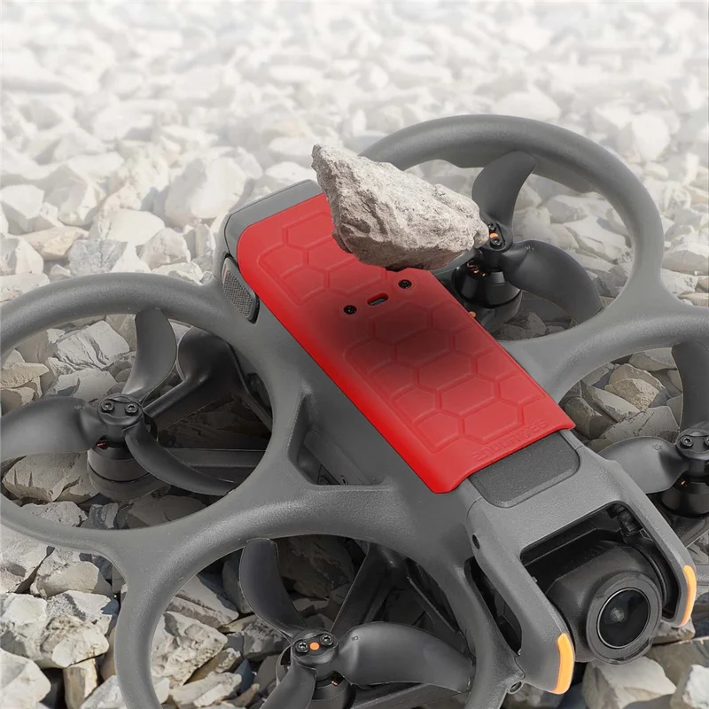 SUNNYLIFE AT2-P821 For DJI Avata 2 RC Drone Backside Protector Plastic Case Cover - Red