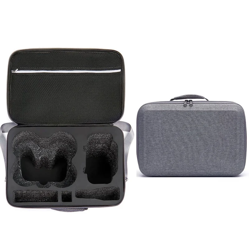 For DJI Avata 2 Handbag EVA+Cloth RC Drone Accessories Storage Bag with Shoulder Strap - Grey