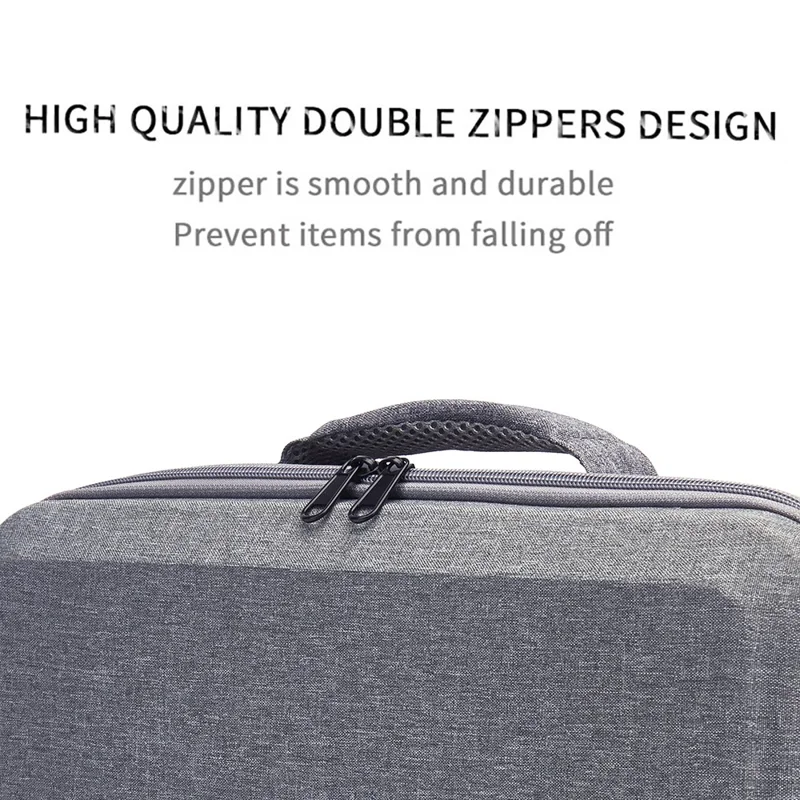 For DJI Avata 2 Handbag EVA+Cloth RC Drone Accessories Storage Bag with Shoulder Strap - Grey