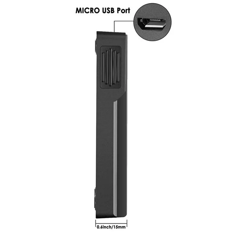 NEEWER NW-USBF550 Cargador de batería inteligente LCD para Sony NP-F550 / F750 / F960 / F970