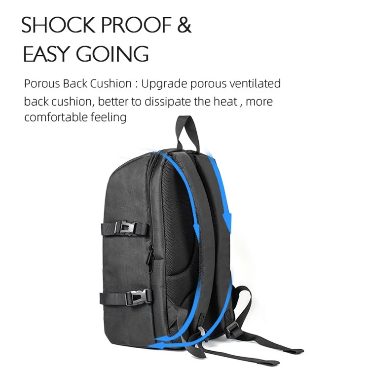 Startrc 1110299 Backpack in Nylon Impermeabile Per il Trasporto di Accumulo di Droni DJI Mavic 3