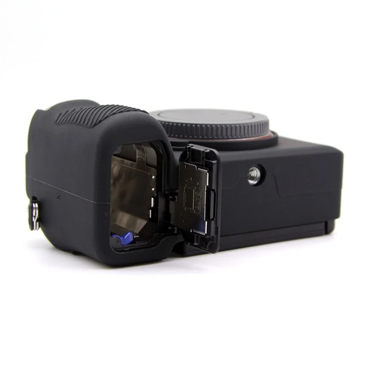 Para Sony A7CR / A7C II Anti-Slip Silicone Protective Case Dust-Proof Camera Cover - Preto