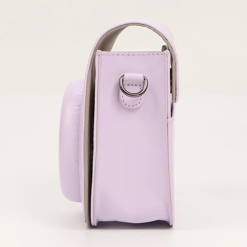 Instant Camera Case for Fujifilm Instax Mini 12 / Mini 11 / Mini 9 / Mini 8 Retro Leather Bag with Shoulder Strap - Mint Green