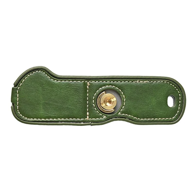 Per Fujifilm X-T50 Custodia in pelle PU Half Case Grip Borsa per fotocamera digitale con apertura sul fondo - Verde