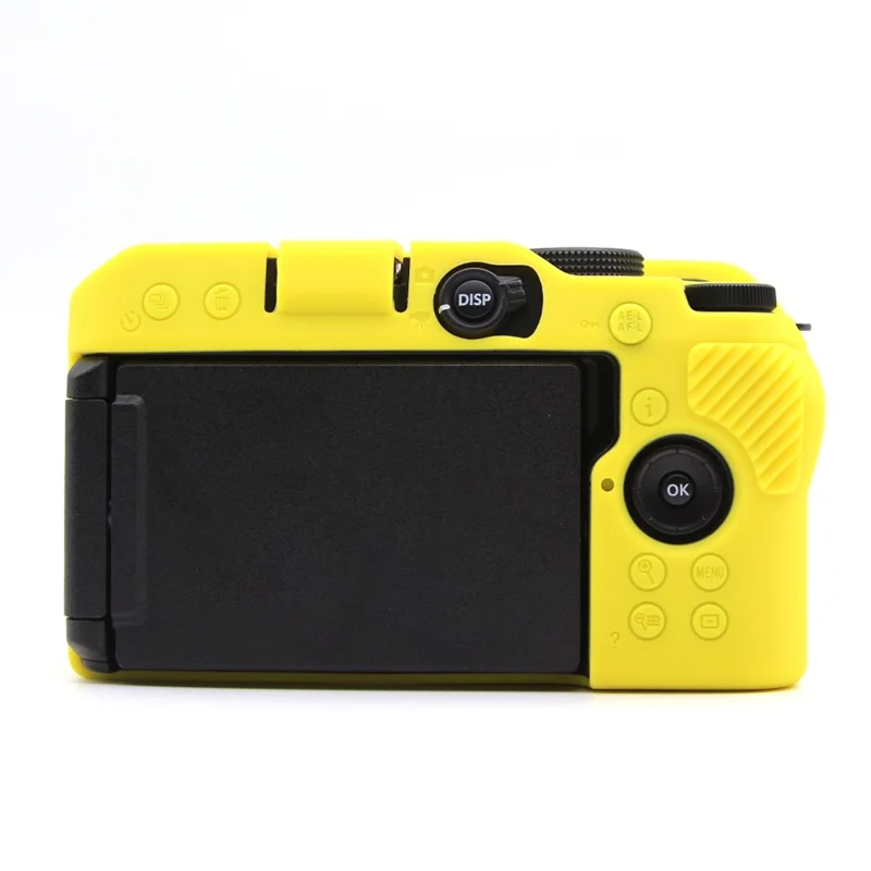 For Nikon Z 30 Camera Silicone Case Anti-Slip Glossy Surface Protective Cover - Yellow