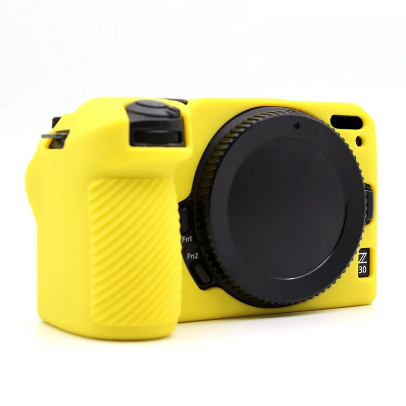 For Nikon Z 30 Camera Silicone Case Anti-Slip Glossy Surface Protective Cover - Yellow