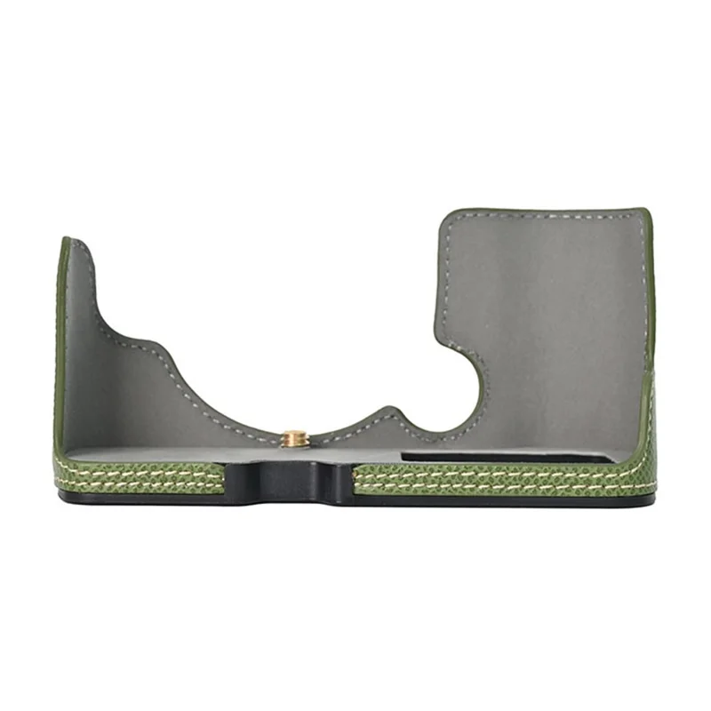 For Olympus PEN E-P7 Camera Case Textured Leather Bottom Case Easy to Replace Battery - Pink