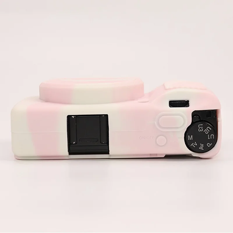 Для Ricoh GR IIIx / GR III Чехол для камеры Защитный силиконовый чехол от царапин - Туманно-розовый