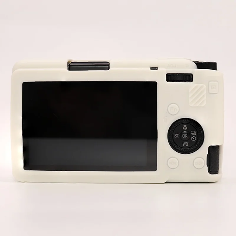 For Ricoh GR IIIx  /  GR III Camera Cover Anti-Scratch Silicone Protective Case - Misty White