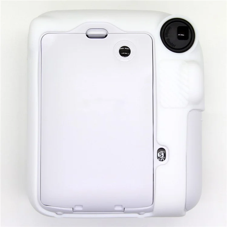 For Fujifilm Instax Mini 12 Camera Case Anti-Drop Soft Silicone Protective Cover - White