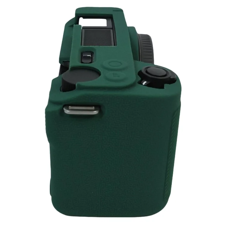 For Sony Alpha ZV-E10 II Camera Silicone Case Anti-Slip Glossy Surface Protective Cover - Green