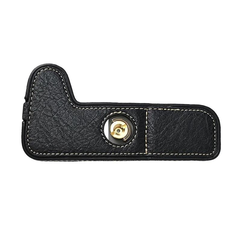 For Canon SX70 HS Camera Case Large Cutout Litchi Texture PU Leather Protective Cover - Black