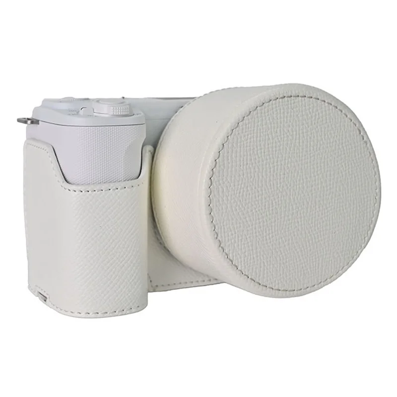 For Sony ZV-E10 II Camera Case Detachable Battery Palm Lines Textured Camera Base with Lens Cap - White

Custodia per fotocamera Sony ZV-E10 II con batteria staccabile, base della fotocamera con texture a linee palmari e coperchio dell'obiettivo - Bianco