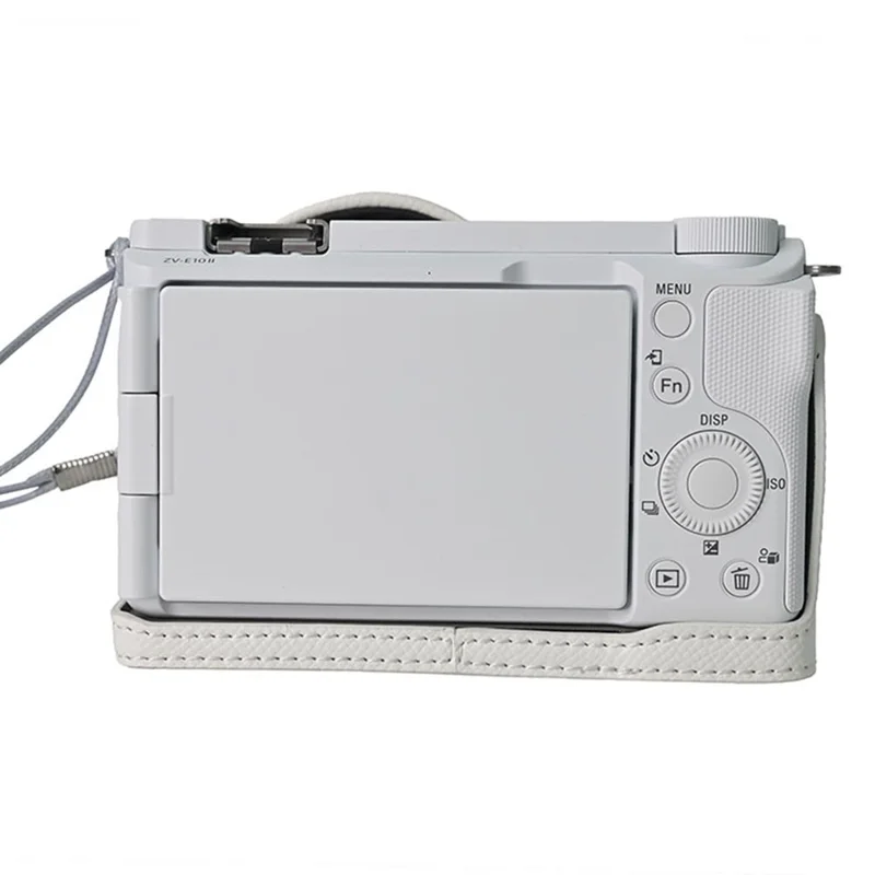 For Sony ZV-E10 II Camera Case Detachable Battery Palm Lines Textured Camera Base with Lens Cap - White

Custodia per fotocamera Sony ZV-E10 II con batteria staccabile, base della fotocamera con texture a linee palmari e coperchio dell'obiettivo - Bianco