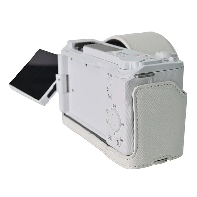 For Sony ZV-E10 II Camera Case Detachable Battery Palm Lines Textured Camera Base with Lens Cap - White

Custodia per fotocamera Sony ZV-E10 II con batteria staccabile, base della fotocamera con texture a linee palmari e coperchio dell'obiettivo - Bianco