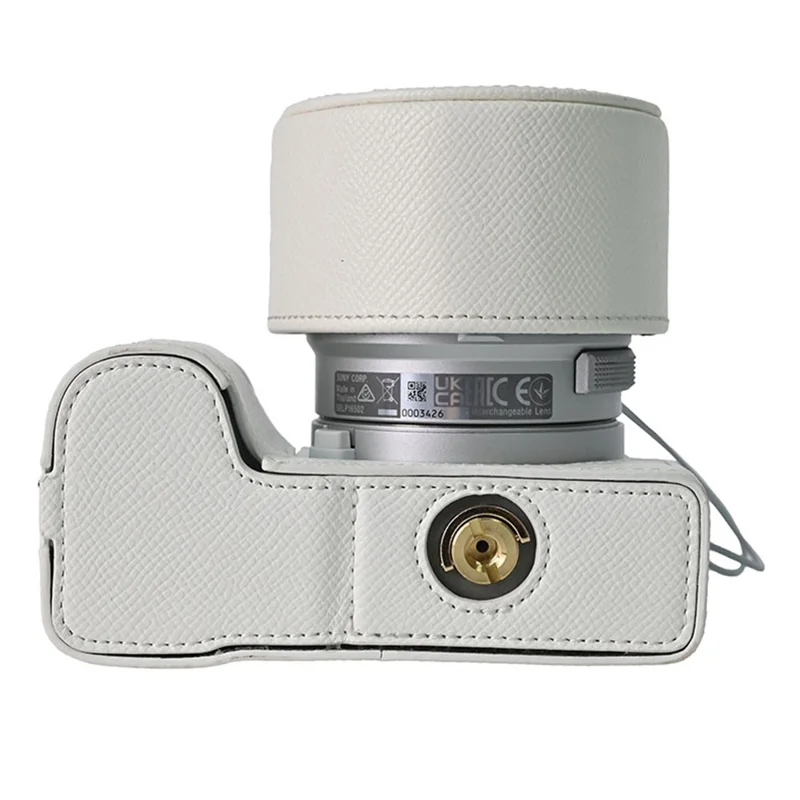 For Sony ZV-E10 II Camera Case Detachable Battery Palm Lines Textured Camera Base with Lens Cap - White

Custodia per fotocamera Sony ZV-E10 II con batteria staccabile, base della fotocamera con texture a linee palmari e coperchio dell'obiettivo - Bianco