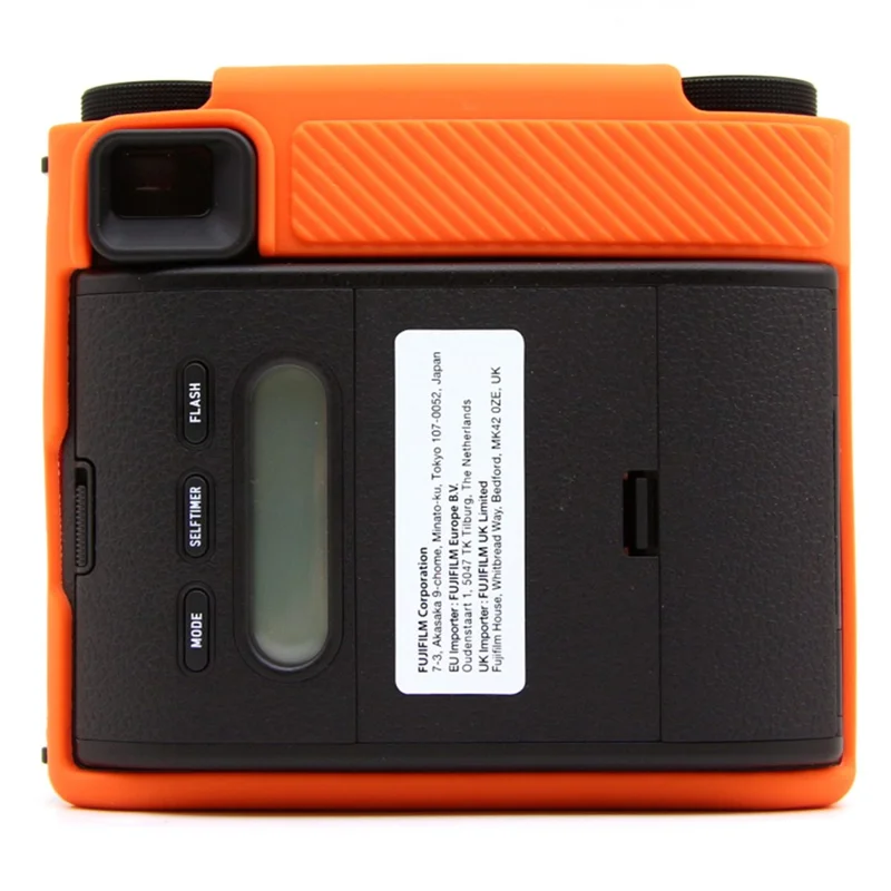 For Fujifilm Instax Mini 99 Camera Case Anti-Drop Soft Silicone Protective Cover - Orange