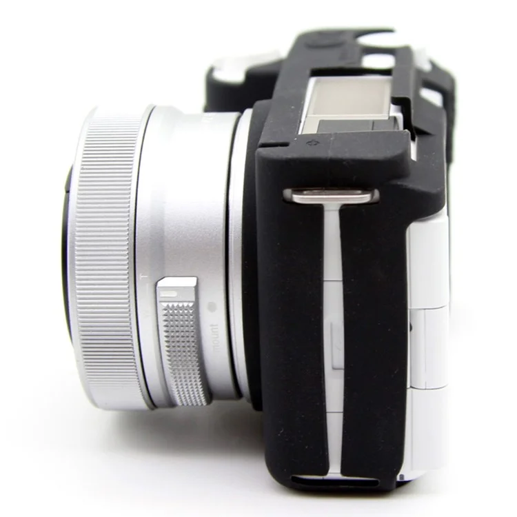 For Sony Alpha ZV-E10 II Camera Case Anti-Scratch Silicone Protective Cover - Black