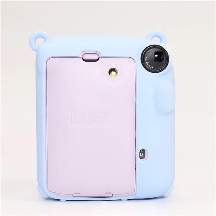 Custodia protettiva per Fujifilm Instax Mini 12, a prova di polvere in silicone - Blu