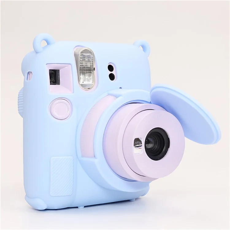 Custodia protettiva per Fujifilm Instax Mini 12, a prova di polvere in silicone - Blu