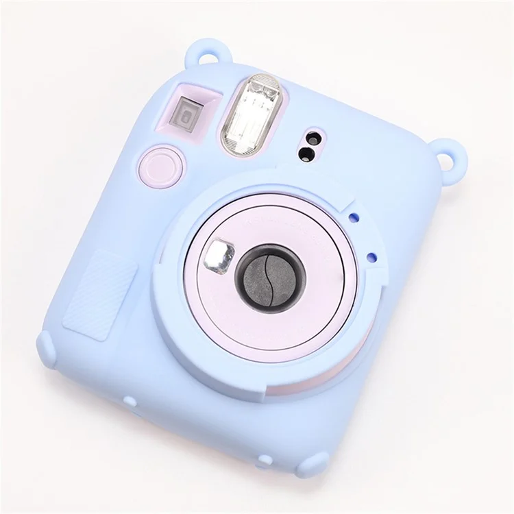 Custodia protettiva per Fujifilm Instax Mini 12, a prova di polvere in silicone - Blu