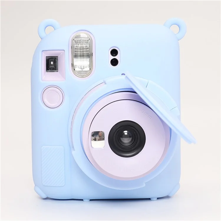 Custodia protettiva per Fujifilm Instax Mini 12, a prova di polvere in silicone - Blu