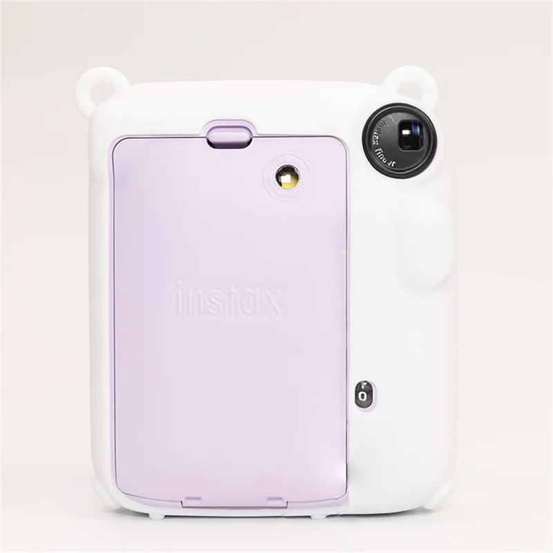 For Fujifilm Instax Mini 12 Protective Case Dust Proof Silicone Camera Cover - White