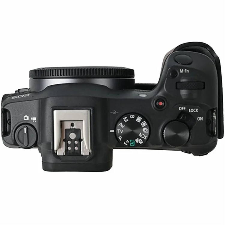 Для камеры Canon EOS R8 полуматовый чехол с текстурой личи, с доступом к батарее, из искусственной кожи, с плечевым ремнем - Коричневый