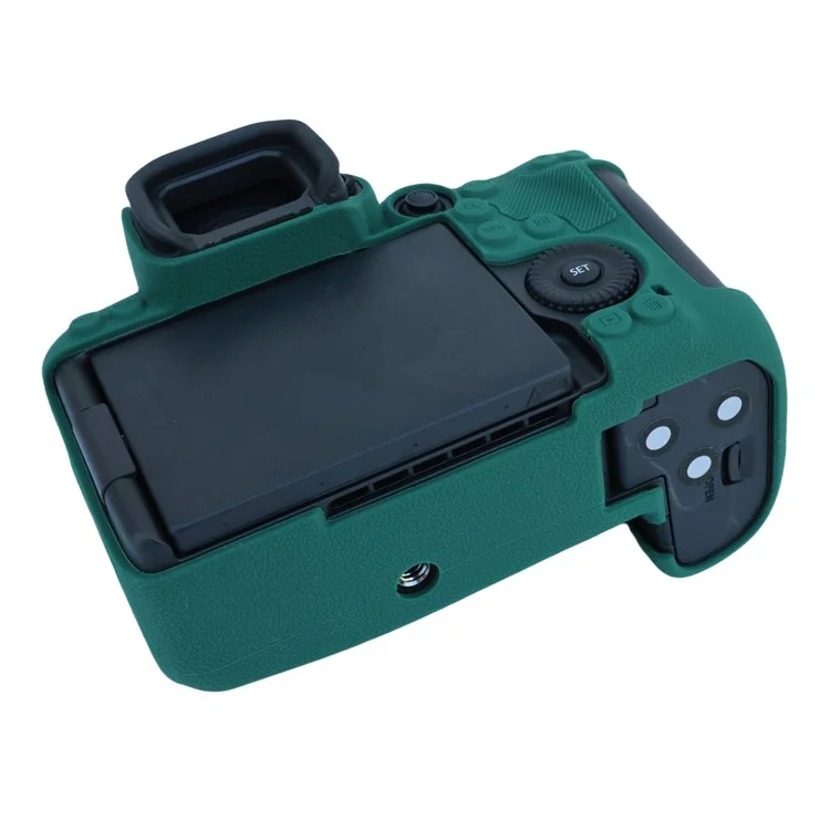 For Canon EOS R5 Mark II Camera Protective Case Anti Scratch Silicone Cover - Green
