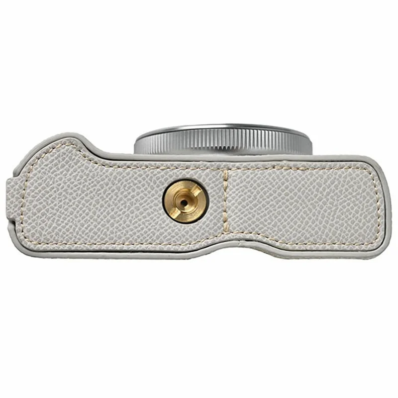 For Canon PowerShot G7 X Mark III / G7 X Mark II Camera Case PU Leather Protective Cover - Grey