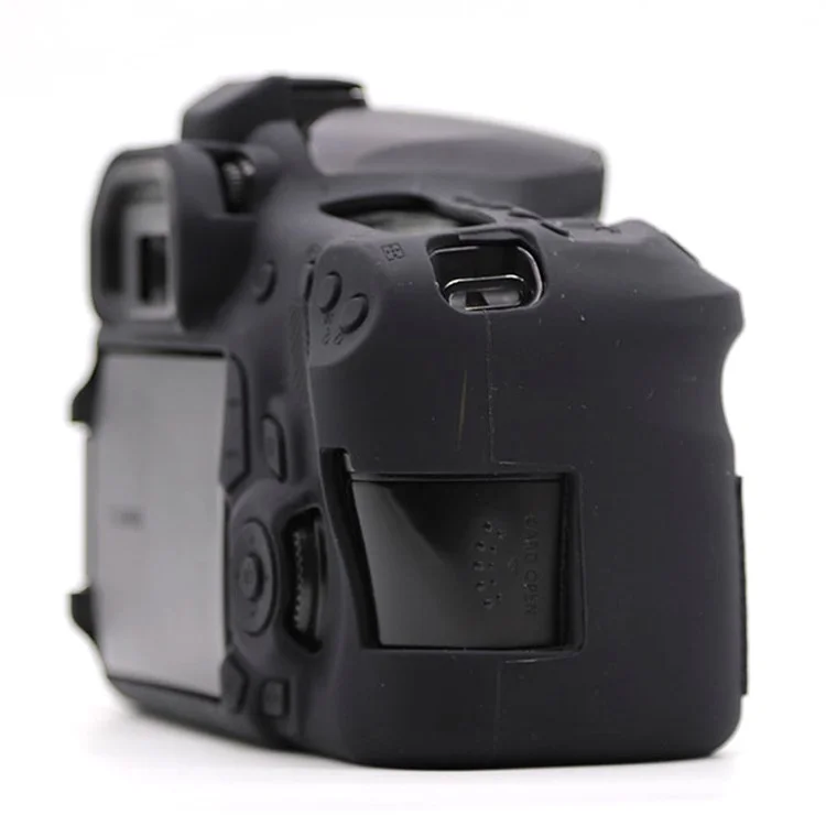 Funda de Silicona para Canon EOS 60D, Funda Protectora de Cámara Digital a Prueba de Polvo y Resistente a Golpes - Negro
