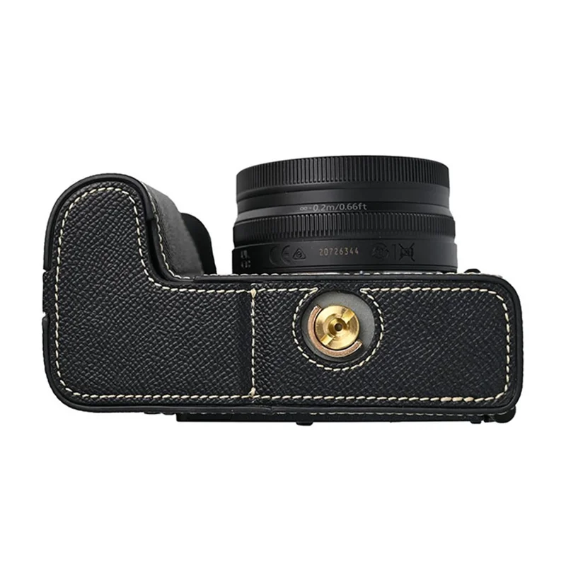 For Nikon Z 50 II Camera Case PU Leather Protective Cover - Black