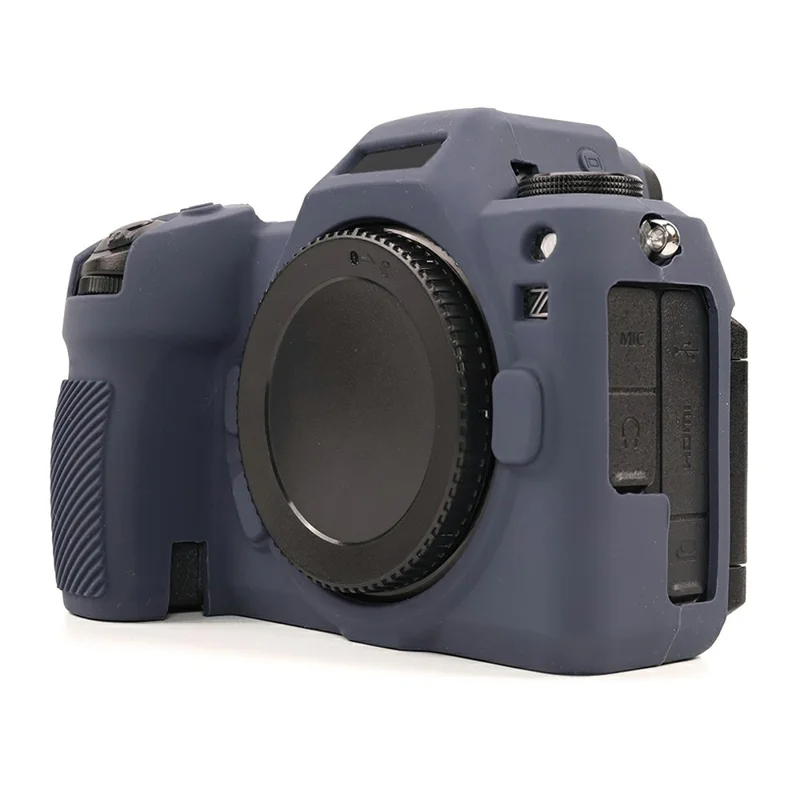Silikon beskyttelsesdæksel til Nikon Z6 III kamera, stødfast og ridseresistent - mørkeblå