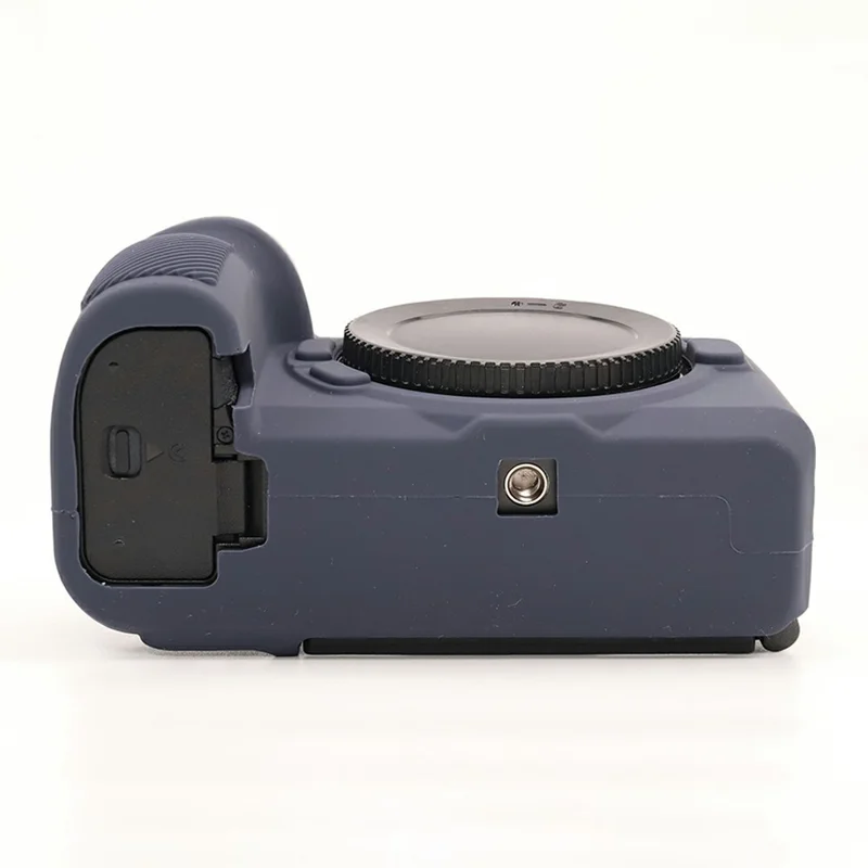 Silikon beskyttelsesdæksel til Nikon Z6 III kamera, stødfast og ridseresistent - mørkeblå