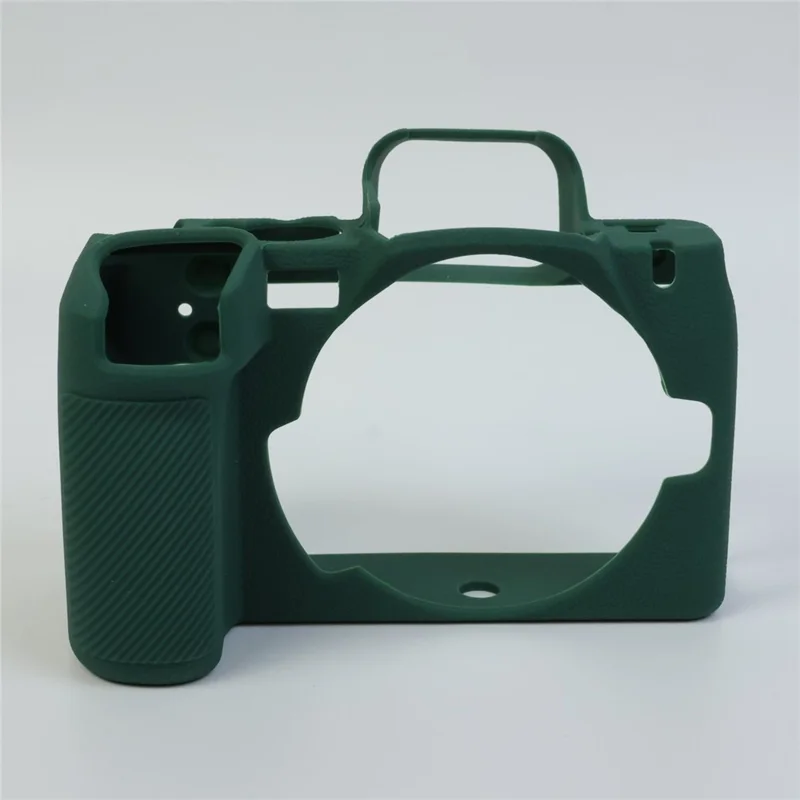 For Nikon Z 50 II Silicone Case Protective Cover Portable Shock Resistant Camera Sleeve - Blackish Green