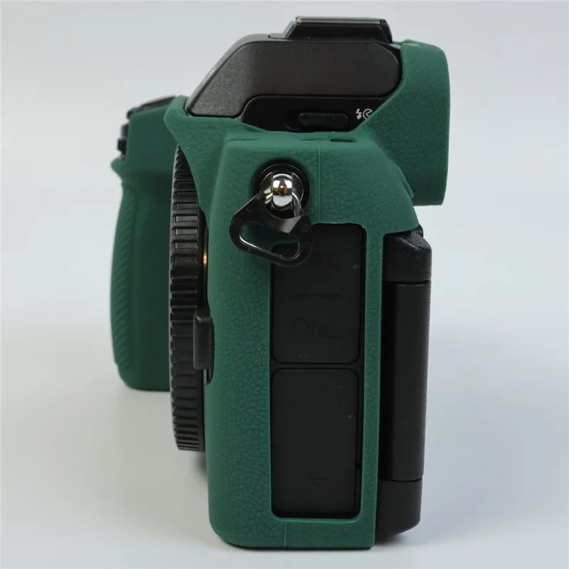 For Nikon Z 50 II Silicone Case Protective Cover Portable Shock Resistant Camera Sleeve - Blackish Green