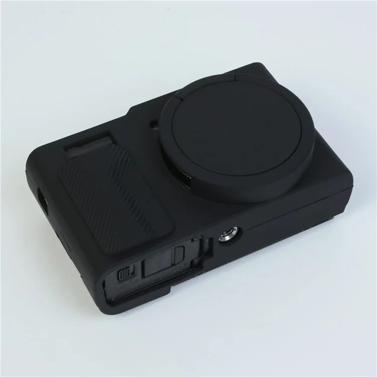 Custodia in silicone per Panasonic Lumix DMC-ZS99 / TZ99 Cover protettiva Manicotto antiurto per fotocamera - Nero