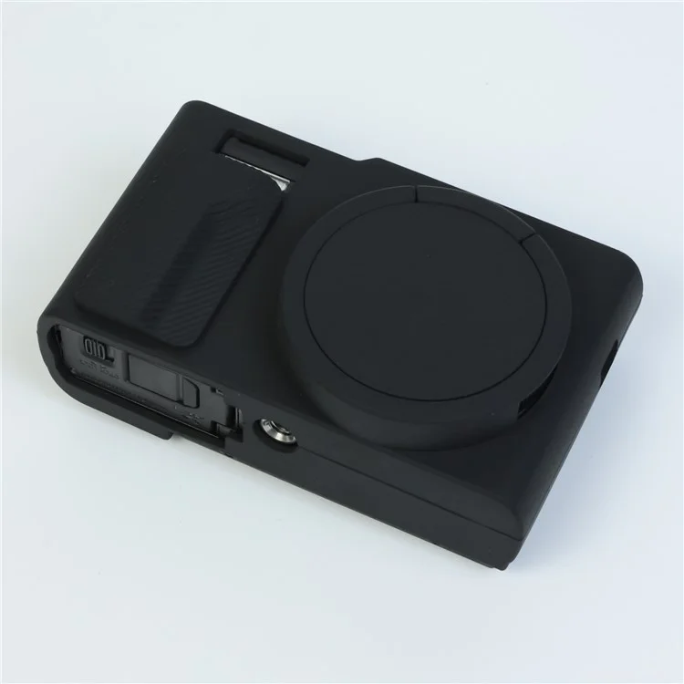 Custodia in silicone per Panasonic Lumix DMC-ZS99 / TZ99 Cover protettiva Manicotto antiurto per fotocamera - Nero
