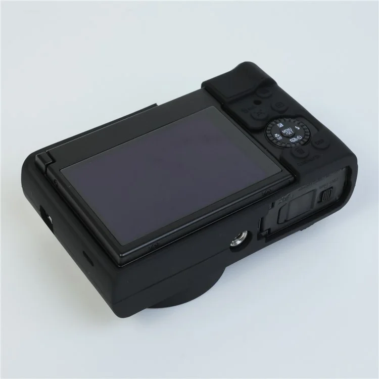 Custodia in silicone per Panasonic Lumix DMC-ZS99 / TZ99 Cover protettiva Manicotto antiurto per fotocamera - Nero