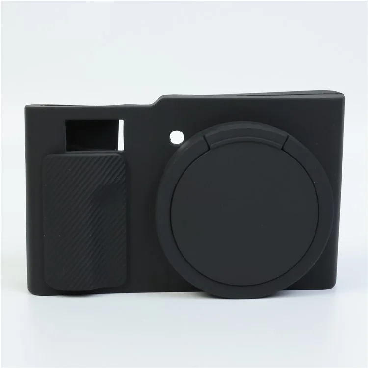 Custodia in silicone per Panasonic Lumix DMC-ZS99 / TZ99 Cover protettiva Manicotto antiurto per fotocamera - Nero