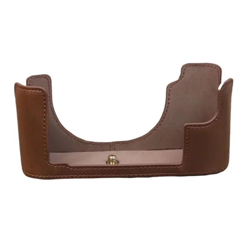 Custodia Protettiva in Pelle PU per Metà Corpo per Leica M10, Fotocamera Digitale - Caffè