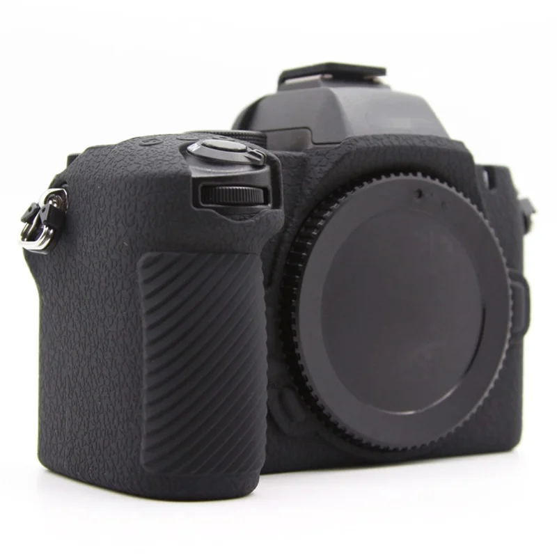 Защитный чехол для камеры Nikon Z 50 II - Черный силиконовый чехол с защитой от царапин
