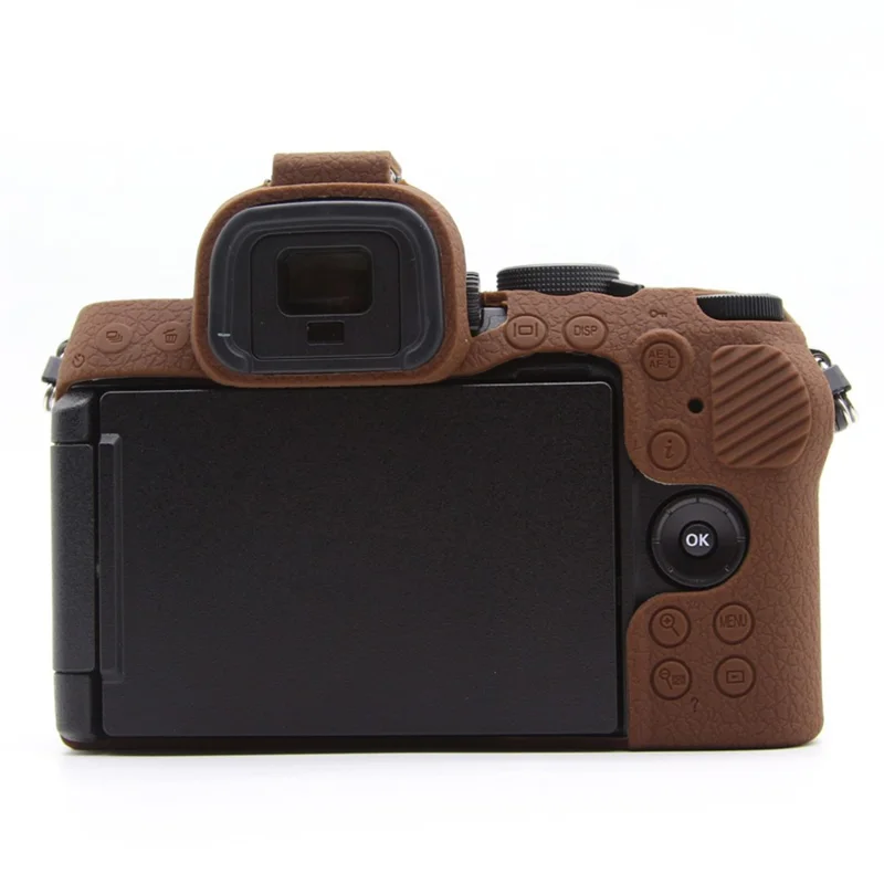 For Nikon Z 50 II Camera Protective Case Anti Scratch Silicone Cover - Coffee