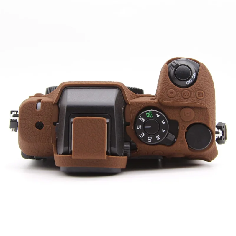 For Nikon Z 50 II Camera Protective Case Anti Scratch Silicone Cover - Coffee