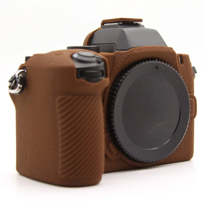 For Nikon Z 50 II Camera Protective Case Anti Scratch Silicone Cover - Coffee