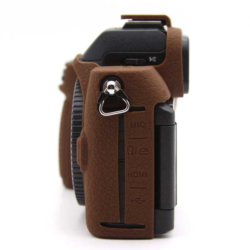 For Nikon Z 50 II Camera Protective Case Anti Scratch Silicone Cover - Coffee
