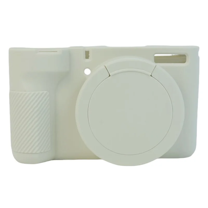 For Canon PowerShot V1 Protective Case Dust Proof Silicone Camera Cover - Beige