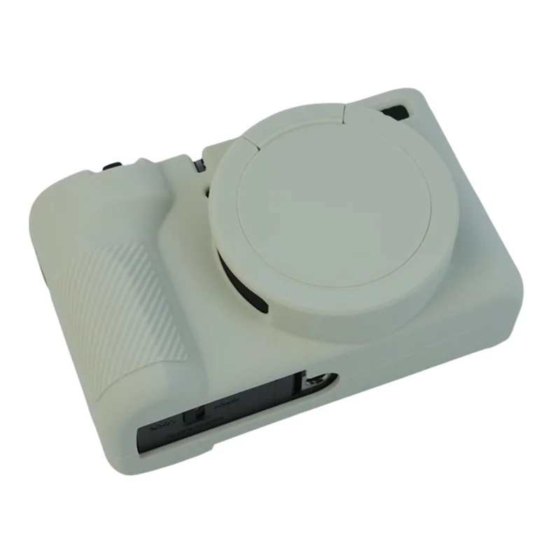 For Canon PowerShot V1 Protective Case Dust Proof Silicone Camera Cover - Beige